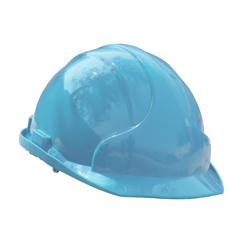 Light blue store construction hat